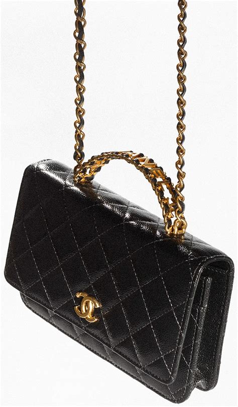 chanel wallet on chain with signature handle|chanel wallet chain price.